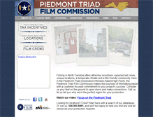 Tablet Screenshot of piedmontfilm.com